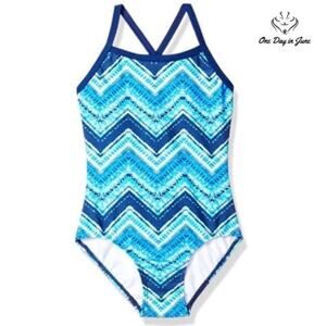 Kanu Surf Hallie Flamingo Beach Sport One Piece Swimsuit Size 8